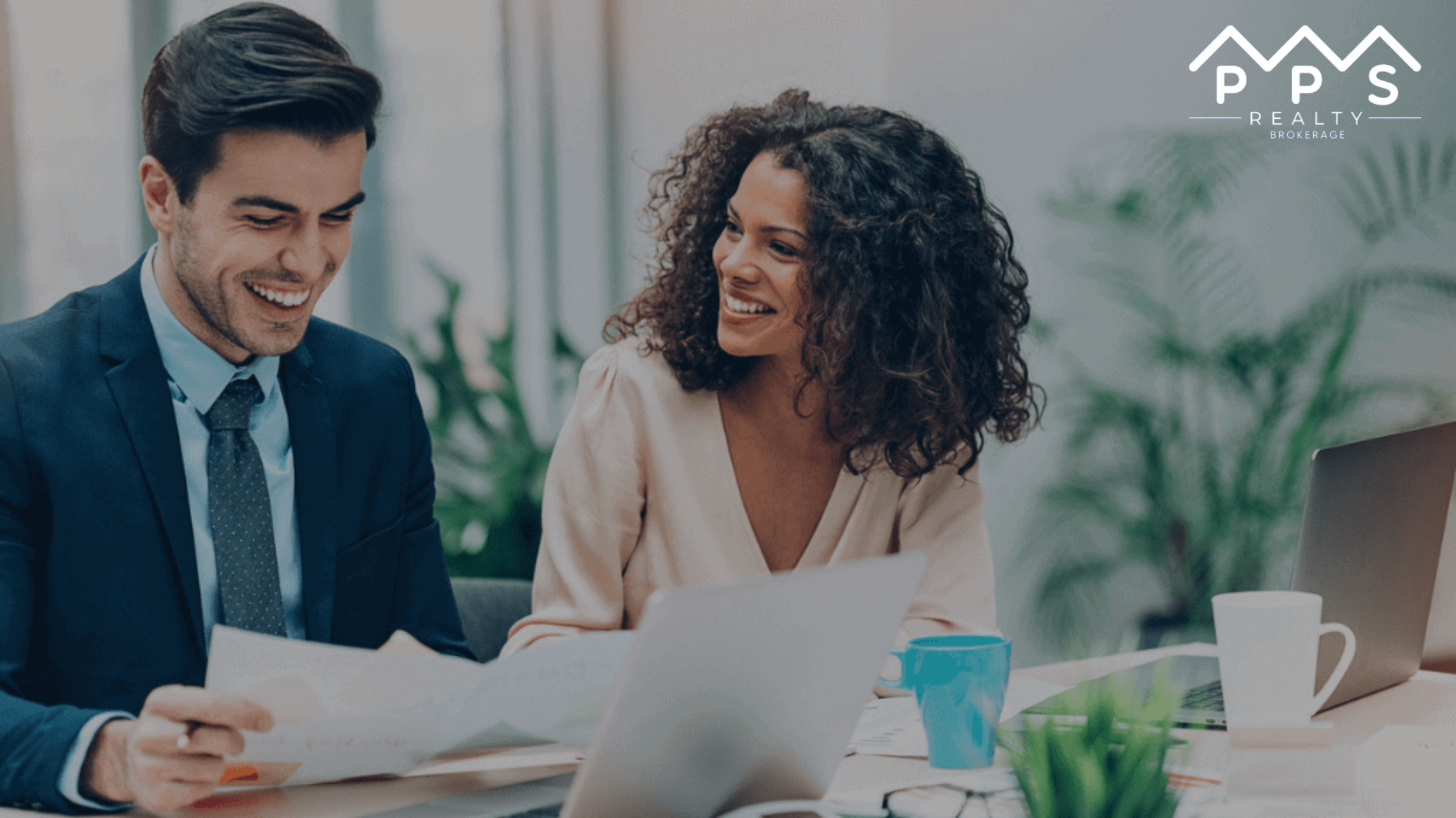real estate agents working